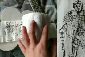 他在7米长厕纸上画满了水浒108将视频封面