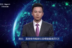 AI合成主播丨湖北：直接使用餐厨垃圾喂猪最高罚5万视频封面