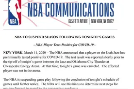 NBA：受疫情影响 暂停2019-2020赛季余下比赛图片