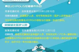 青岛JOYPOLIS请全国医护人员免费玩图片