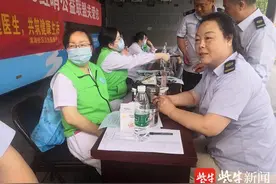 南京公交83路“巾帼线”车队开展职工义诊活动图片