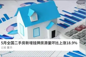 中国财富报道|5月全国二手房新增挂牌房源量环比上涨18.9%视频封面