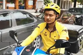 励志的乐清外卖小哥！辛苦两年，终于实现了自己的梦想图片