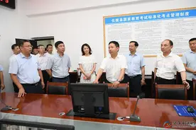 陈科率队检查仪陇县2020年高考考前准备工作图片