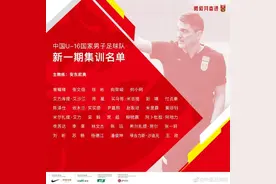 U16国少公布新一期集训名单 何小珂领衔鲁能9人入选图片