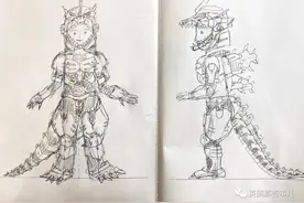 万圣节变装，霓虹爸爸给儿子手工打造"机械哥斯拉"套装…成品也太炫酷了吧图片