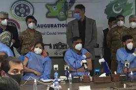 巴基斯坦医护人员接种中国疫苗，对中方提供援助表示感谢视频封面