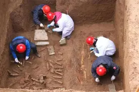 西安修条地铁发现古墓1356座，网友：陕西日常图片
