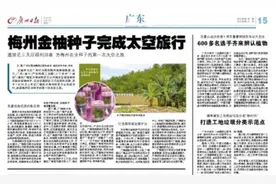 提早20天发芽的“太空金柚”你见过吗？带你解密航天育种“黑科技”图片