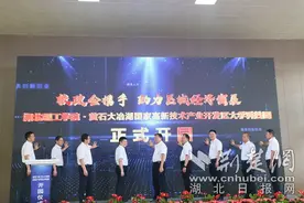 湖北理工学院·黄石大冶湖高新技术产业开发区大学科技园开园图片