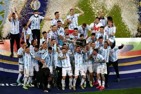 阿根廷1-0巴西，梅西终于在国际大赛夺冠了图片
