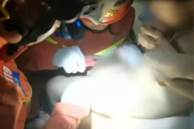 男孩试新衣时不慎被拉链勾住下体，消防及时解救视频封面