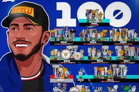 汉密尔顿索契“封神”，成F1史上首位百冠王图片