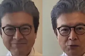 三浦友和把白发染回黑色真阳光，穿着过膝风衣内搭制服，太霸气图片