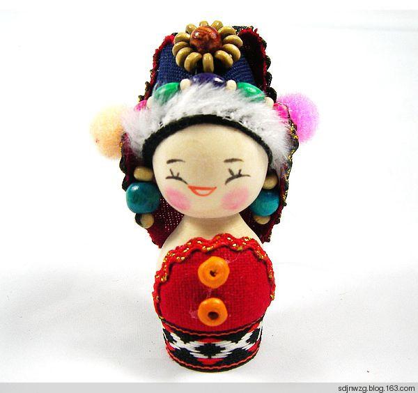 中国56个民族造型民族娃娃