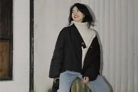 三木博主真前卫，秋天才过一半，就迫不及待穿上初冬款，时髦保暖图片