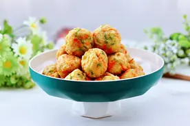 蔬菜丸子这样做，比肉丸子还好吃，外酥里嫩真过瘾图片