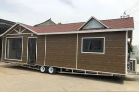 营地房车 拖挂房车 营地小木屋图片