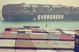台湾货船堵住苏伊士运河？一旦运河封锁，中国能用北极航线代替吗图片