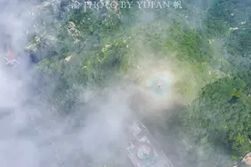 广东六祖故里惊现神奇佛光，当地人说从未见过，遇见便会带来好运图片