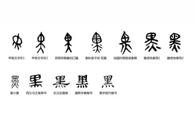 汉字探源：黑字甲骨文本义是什么？图片