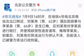 被行拘！北京一大爷殴打辱骂外地人，网友：不要地域黑图片