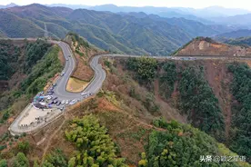 宁波天路，四明观景台，穿越风景里图片