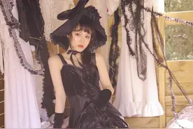 暗黑系洛丽塔黑裙之美图片