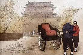 老舍笔下的祥子，是一个人力车夫，与骆驼有什么关系？图片