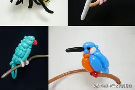 栩栩如生扎气球手艺图片