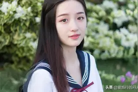美女图：甜美的校园女孩图片