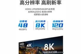开博尔万兆光纤HDMI实现质的飞跃，8K超高分辨率传输，带宽48Gbps图片