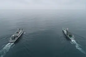 超燃视频！广东揭阳海警局舰艇海上专训直击图片