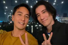 王力宏晒与吴彦祖合照，两大美男跨次元同框，颜值太高引热议图片