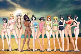 美女看着看着就饿了图片