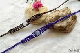 家里有珠子的好好利用起来，手工创意蕾丝手链教程图片