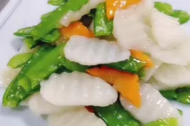 酒店厨师教你做清肺小炒“山药荷兰豆”清脆爽口，健康又营养！