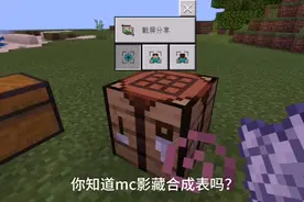 我的世界隐藏合成表？