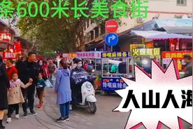 西安城南最大的美食街，南北长约600米，现场人山人海的很热闹。视频封面