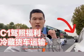 C1驾照也能开的货车，冷藏运输车现在入手还晚么网友讲讲视频封面