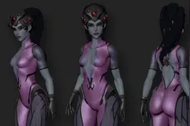 守望先锋—黑百合模型制作（ZBrush）视频封面