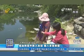 9岁孙子洗脚跌入池塘，奶奶忙下水营救，结果不识水性两人均被困视频封面