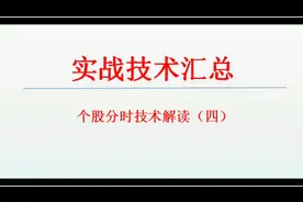 股票分时均线怎么看？T+0短线就用它