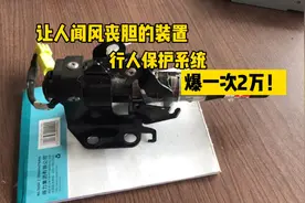 丰田旗下让人闻风丧胆的行人保护装置，撞一下2万没了！