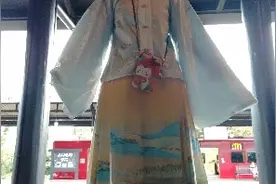 穿着汉服去坐福冈火车的一天