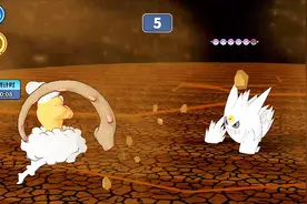 口袋妖怪 土地云本系地震威力巨大，地动山摇震飞mega耿鬼