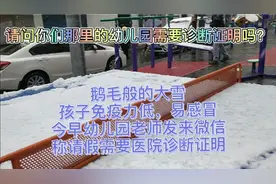 幼儿园请病假需要诊断证明？你们那里需要吗？
