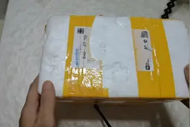 拆箱淘宝九块九购买的蓝白孔雀鱼，这包装真到位，零下五度还活着