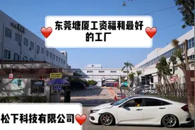 东莞塘厦工资最高的厂：松下音像科技有限公司，听说只招女工？视频封面