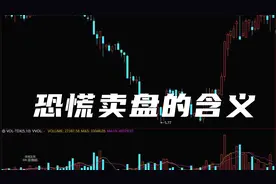 恐慌性的下跌放量和主力出货放量这样区分视频封面